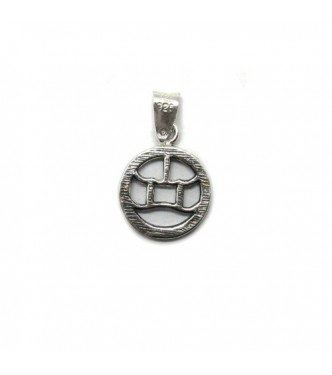 PE001352 Genuine sterling silver pendant charm solid hallmarked 925 zodiac sign Libra